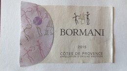 ETIQUETTE COTES DE PROVENCE BORMANI - Vin De Pays D'Oc