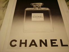 ANCIENNE PUBLICITE PARFUM CHANEL BOIS DES ILES 1951 - Unclassified