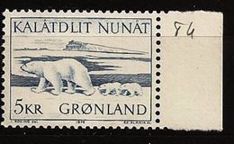 Danemark Groenland Grønland 1976 N° 84 ** Protection De La Nature, Ours Polaire, Pôle Nord, Mammifère, Ourson, Banquise - Neufs