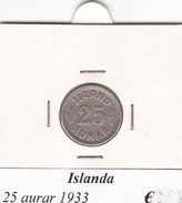 ISLANDA   25 AURAR   ANNO 1933  COME DA FOTO - IJsland