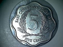 Caraibes De L'Est  5 Cents 1992 - Ostkaribischer Staaten