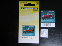2017  " Puch XII Alpenwagen "  1 Marke Aus 4er Set  Postfrisch  LOT 104 - 2011-2020 Unused Stamps
