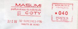 Toilette, Eau, Parfum, "Masumi Coty", Hauts De Seine, Suresnes - EMA Havas M - Enveloppe   (S142) - Non Classificati