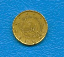 Moneta Da 20 Centesimi - CIPRO  - Anno 2008. - Zypern