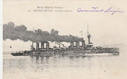 TRANSPORTS - THEME CPA  BATEAUX MILITAIRE   CROISEUR CUIRASSE - Krieg