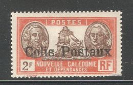 New Caledonia 1930,2fr Colis Parcel Post,Sc Q6,Fine Mint Hinged* (K-8) - Unused Stamps