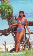 Delcampe - Télécarte Japon EROTIQUE (5934) EROTIC * Japan * ACTRESS * TK * BIKINI  GIRL * BATHCLOTHES * FEMME * SEXY LADY - Mode