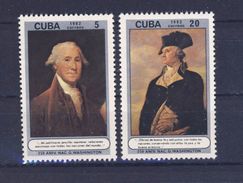 CUBA 1982 GEORGE WASHINGTON  YVERT N°2406/07  NEUF MNH** - George Washington