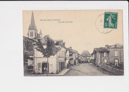 65 Galan Rue De La Mairie Cpa Cachet 1909 - Galan