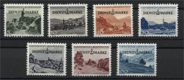 LIECHTENSTEIN, OFFICIALS 1947, FULL SET MNH - Dienstmarken