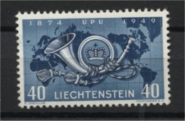 LIECHTENSTEIN, UPU ANNIVERSARY 1949, VF MNH STAMP - UPU (Union Postale Universelle)