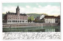 CPA Suisse Soleure Solothurn Postgebäude Circulée 1904 Dos Simple - Soleure