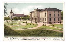 CPA Suisse Soleure Solothurn Kunstmuseum Und Konzerthalle Circulée 1906 Dos Divisé - Soleure