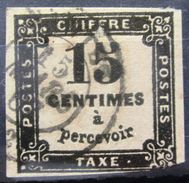 FRANCE                      TAXE 3                   OBLITERE - 1859-1959 Used