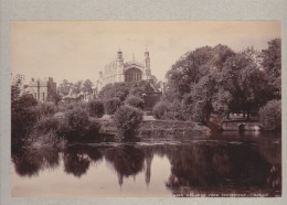 170617 - 2 PHOTOS Anciennes - ROYAUME UNI ANGLETERRE - BERKSHIRE ETON College From Footbridge , Minstrel Gallery Dining - Autres & Non Classés