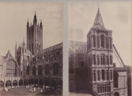 170617 - 3 PHOTOS Anciennes - ROYAUME UNI ANGLETERRE - KENT CANTERBURY Cathedral Norman Tour - Canterbury