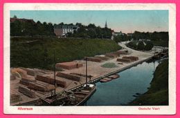 Hilversum - Gooische Vaart - Bateau - Péniche - J.H. SCHAEFER'S - Colorisée - Obl. A 287 - Hilversum