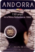 ANDORRE - 2 Euro 2016 - Nouvelle Réforme - Andorre