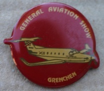 GENERAL AVIATION SHOW GRENCHEN SCHWEIZ - AVION - GRANGES - CANTON DE SOLEURE  - SUISSE -  SCHWEIZ - SVIZZERA  -  (JAUNE) - Aerei