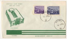 TURKEY,TURQUIE,TURKEI, ARTVIN CITY 1953  FDC. - Lettres & Documents
