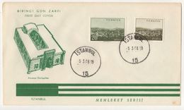 TURKEY,TURQUIE,TURKEI, BILECIK  CITY 1953  FDC. - Lettres & Documents