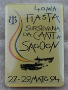 40 AVLA FIASTA SURSILVANA DA CANT A SASOGN - 27 - 29 MATH 94 - CANTON DES GRISONS - SUISSE - ROMANCHE-HARPE -    (JAUNE) - Música