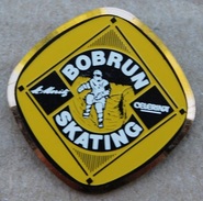 BOBRUN SKATING - PATINS - ST MORITZ - CANTON DES GRISONS - SUISSE - CELERINA -     (JAUNE) - Other & Unclassified