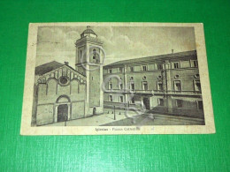Cartolina Iglesias - Piazza Cattedrale 1935 - Cagliari