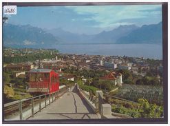 CPM - FORMAT 10x15cm - FUNICULAIRE VEVEY CHARDONNE MONT PELERIN - TB - Chardonne