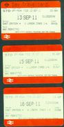 LONDON  TRAVELCARDS  -  DAY PASS   - 2011 - Europe