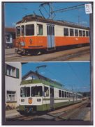 CPM - FORMAT 10x15cm - CHEMIN DE FER LAUSANNE ECHALLENS BERCHER - BAHN - TRAIN - TB - Bercher