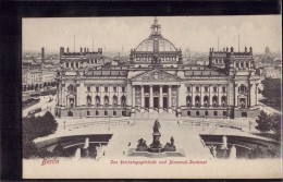 Berlin - S/w Reichstagsgebäude Und Bismarck Denkmal - Dierentuin