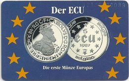 Germany - Der ECU - Europas Währung Der Zukunft - O 0284 - 10.92, 12DM, 5.000ex, Used - O-Series: Kundenserie Vom Sammlerservice Ausgeschlossen