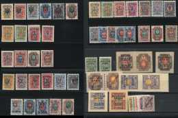 Levant, Bx Russe, Armée Wrangel, Lot De 50 Timbres Dont Variétés, à étudier - Autres & Non Classés