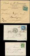 Lot De 5 Lettres Affr. Cérès De 1871 Ou Sage, TB - Other & Unclassified