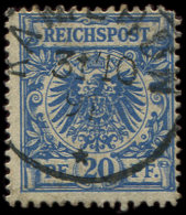 CAMEROUN ALLEMAND Allemagne N°48 : 20pf. Bleu, Obl. Càd KAMERUN 3/10/91, TB - Other & Unclassified