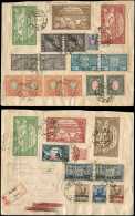 RUSSIE Env. Rec. Affr. Divers Entre N°68 Et 168 Obl. OMSK 28/9/29 Pour Leipzig, TB - Other & Unclassified