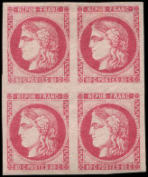 49   80c. Rose, BLOC De 4, Frais Et TB. Br - Other & Unclassified