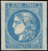 46B  20c. Bleu T III R II, Superbe - Autres & Non Classés