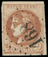 40B   2c. Brun Rouge, R II, Obl. GC 168, TB. C - Other & Unclassified
