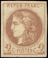 40Aa  2c. Chocolat, R I, Superbe Fraîcheur Postale - Autres & Non Classés