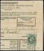 39A   1c. Olive, R I, Obl. Càd CANNES 28/2/71 SEUL S. Avertissement, TB - Other & Unclassified