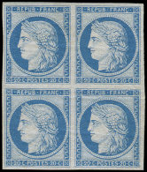 R37f 20c. Bleu Clair, GRANET, BLOC De 4, TB - Other & Unclassified