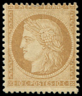 36   10c. Bistre-jaune, Charnière Légère, TB - Other & Unclassified