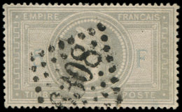 33A   5f. Violet-gris, 5 Et F En Bleu, Obl. GC 6308, 2 Cl., Aspect TB - Autres & Non Classés