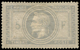 33    5f. Violet-gris, Forte Ch., Clairs, B/TB - Autres & Non Classés