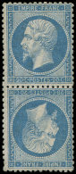 22b  20c. Bleu, TETE-BECHE Verticale, TB - Sonstige & Ohne Zuordnung