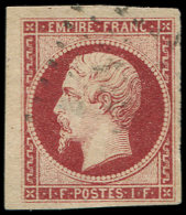 18    1f. Carmin, Petit Bdf, Oblitération Légère, TTB - Autres & Non Classés