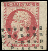 17B  80c. Rose, Bdf, Obl. GROS POINTS CARRES, TTB - Other & Unclassified