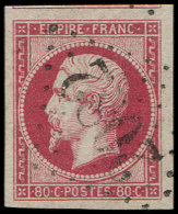 17B  80c. Rose, Marges énormes, Obl. GC 2082, TTB - Autres & Non Classés